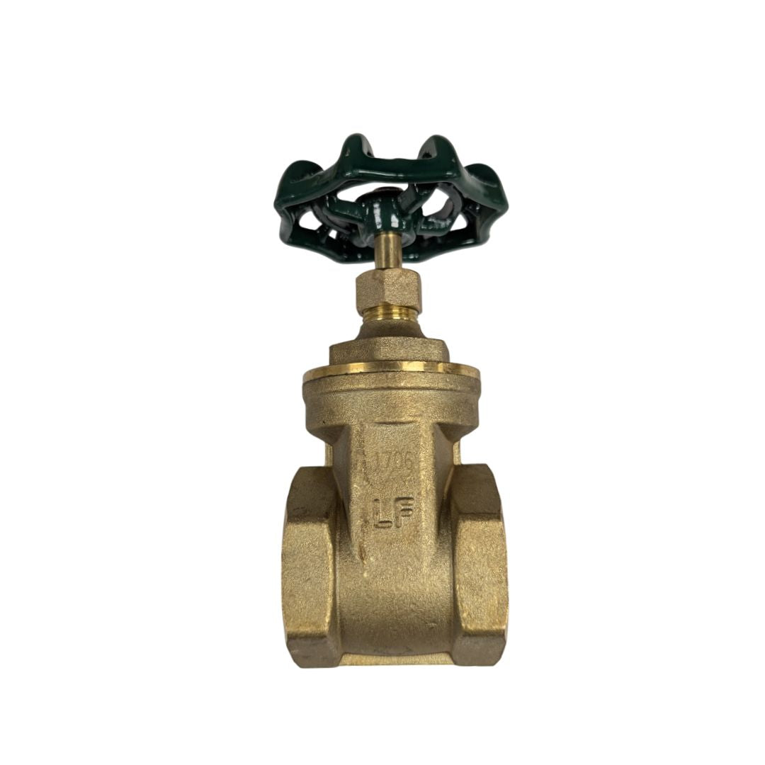 1.5" LEAD FREE BRASS GATE VALVE BACK SIDE