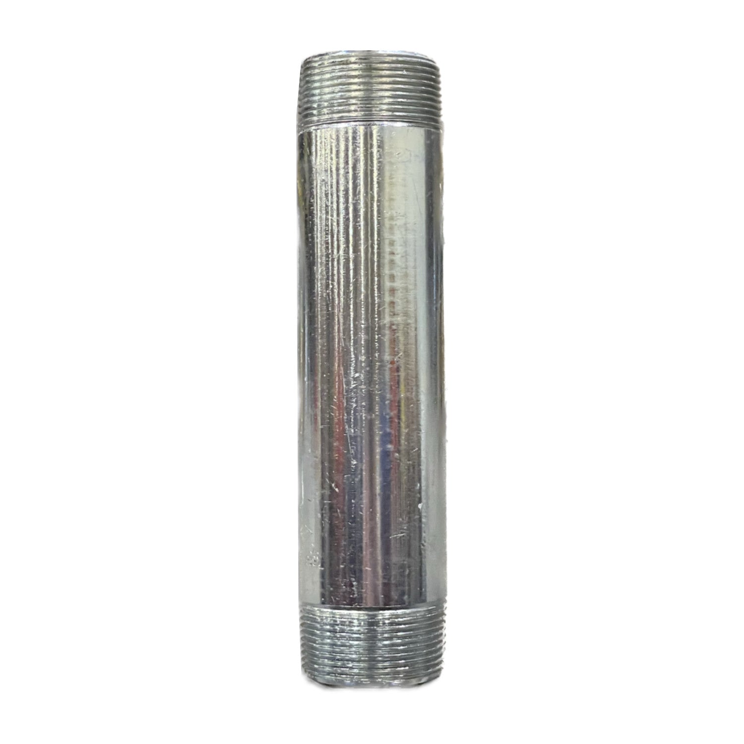 BMI 1-1/2 Inch x 8 Inch Galvanized Pipe Nipple, 150#, UL/FM