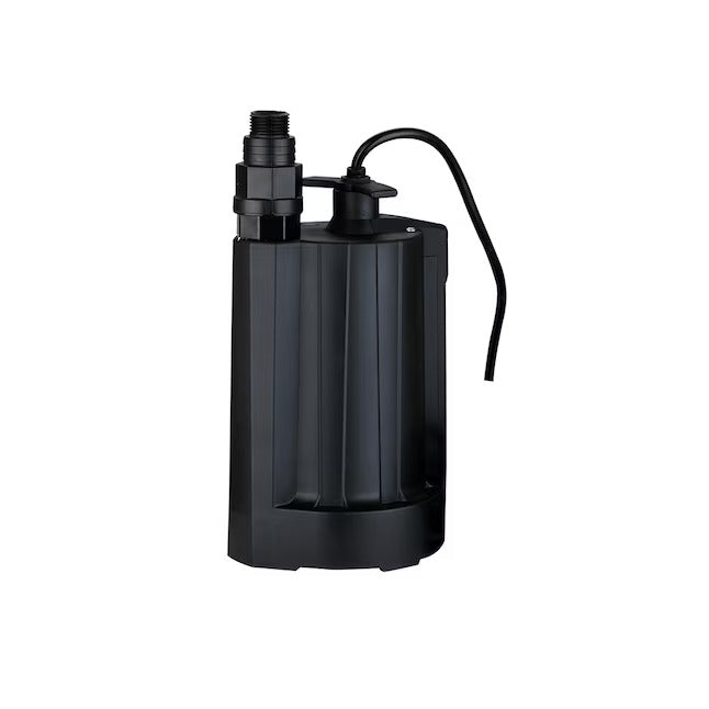 PRM Automatic Submersible Utility Pump, 1/3 HP, 115V, UL Listed