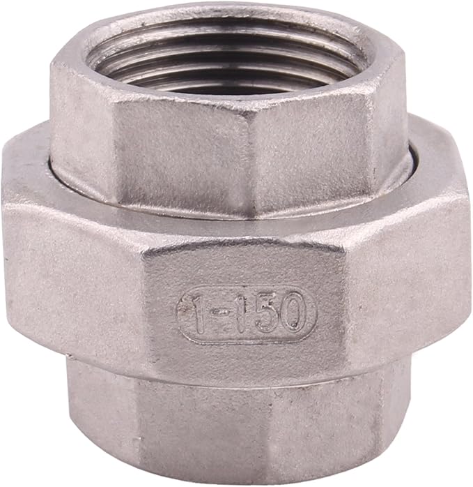 1 Inch NPT Stainless Steel Union, 304SS, Class 150