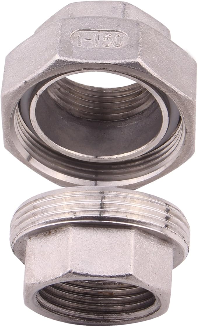 1 Inch NPT Stainless Steel Union, 304SS, Class 150