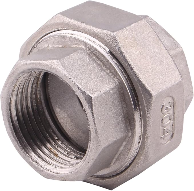 1 Inch NPT Stainless Steel Union, 304SS, Class 150