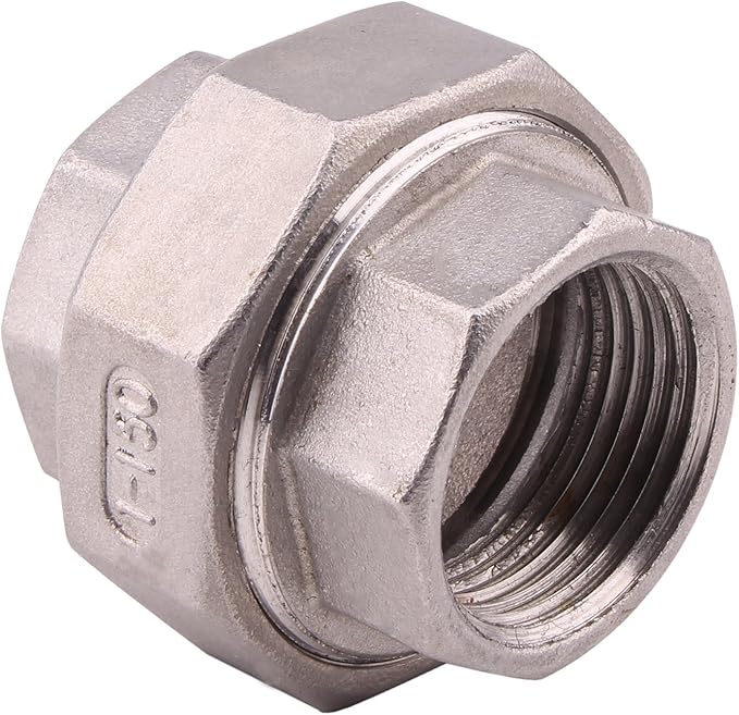 1 Inch NPT Stainless Steel Union, 304SS, Class 150