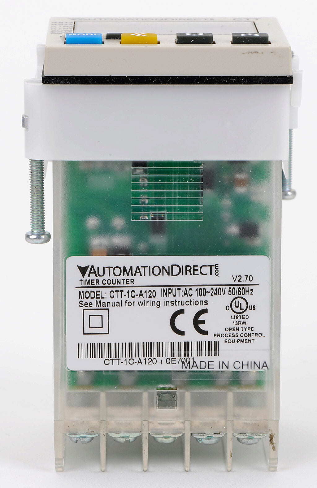 Automation Direct CTT-1C-A120 Multi-function Digital Counter/Timer/Tachometer