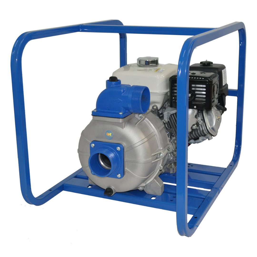 AMT 4S13XZR 4 Inch Trash Pump, 13 HP, Hatz 1B50 Diesel Motor