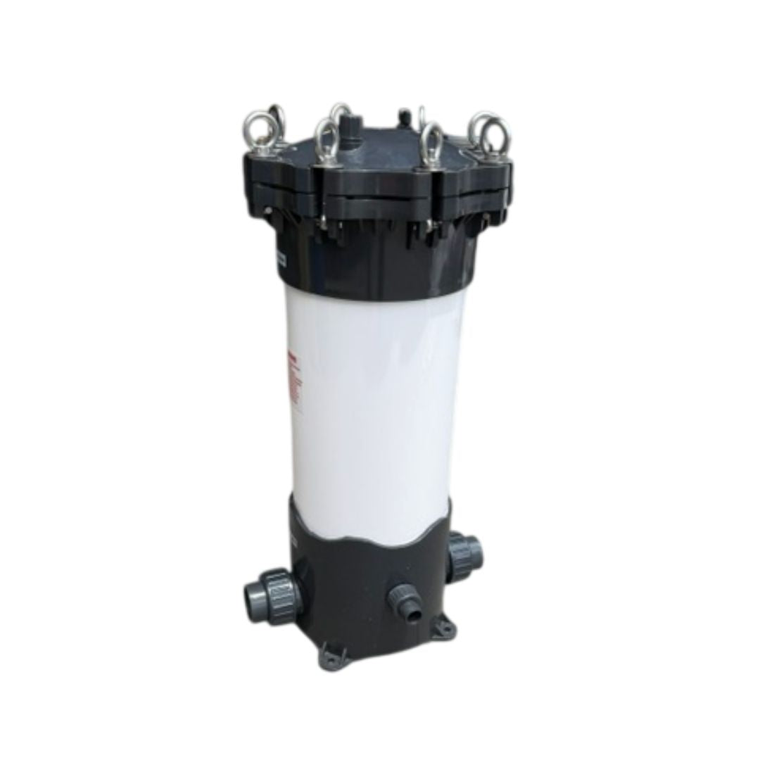 PRM PVC 5 Cartridge Filter Housing, Uses 20" Cartridges, 1-1/2 Inch Socket In/Out