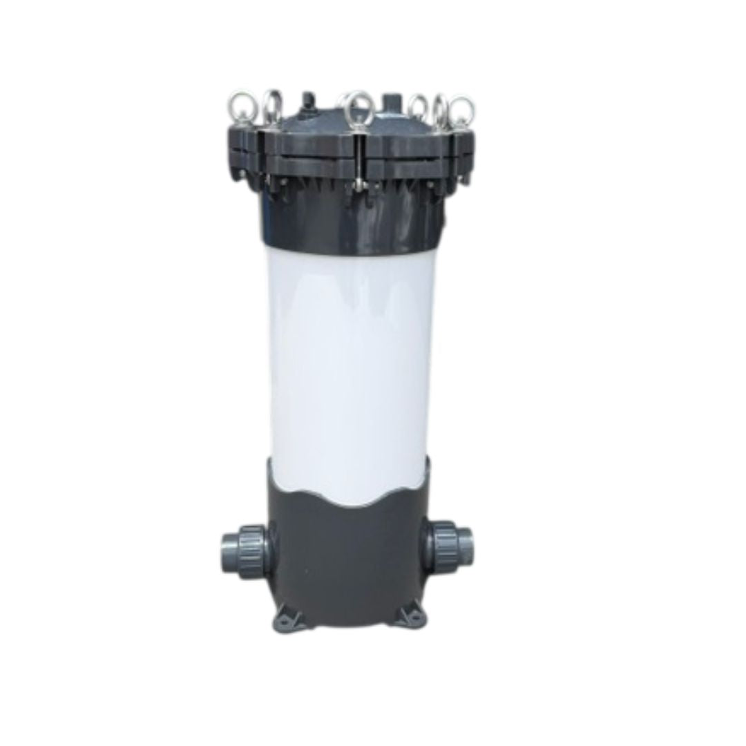 PRM PVC 5 Cartridge Filter Housing, Uses 20" Cartridges, 1-1/2 Inch Socket In/Out