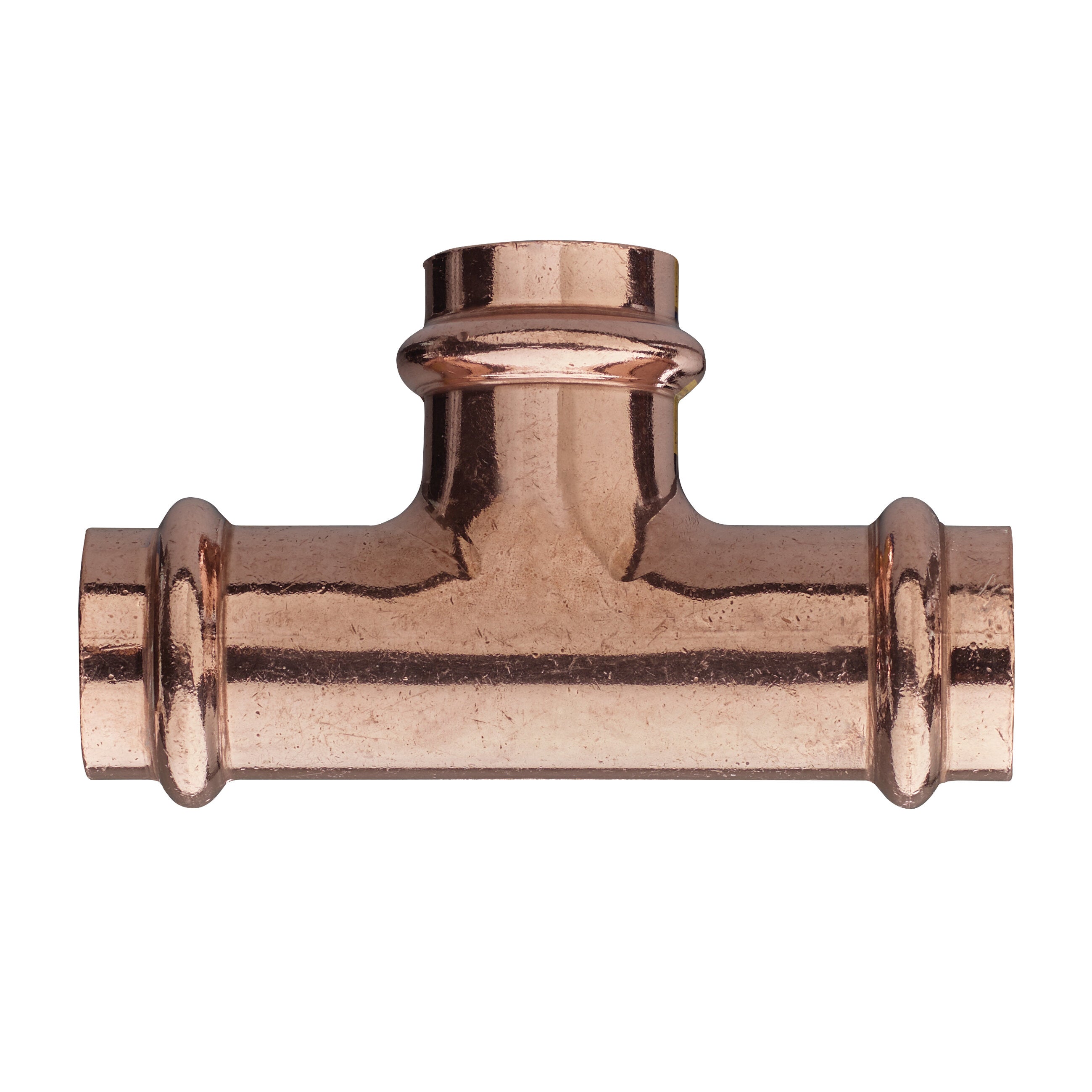 Bonomi 5V320007 - 1-1/4 Inch x 1-1/4 Inch x 1-1/4 Inch Copper Press Tee - Pack of 4