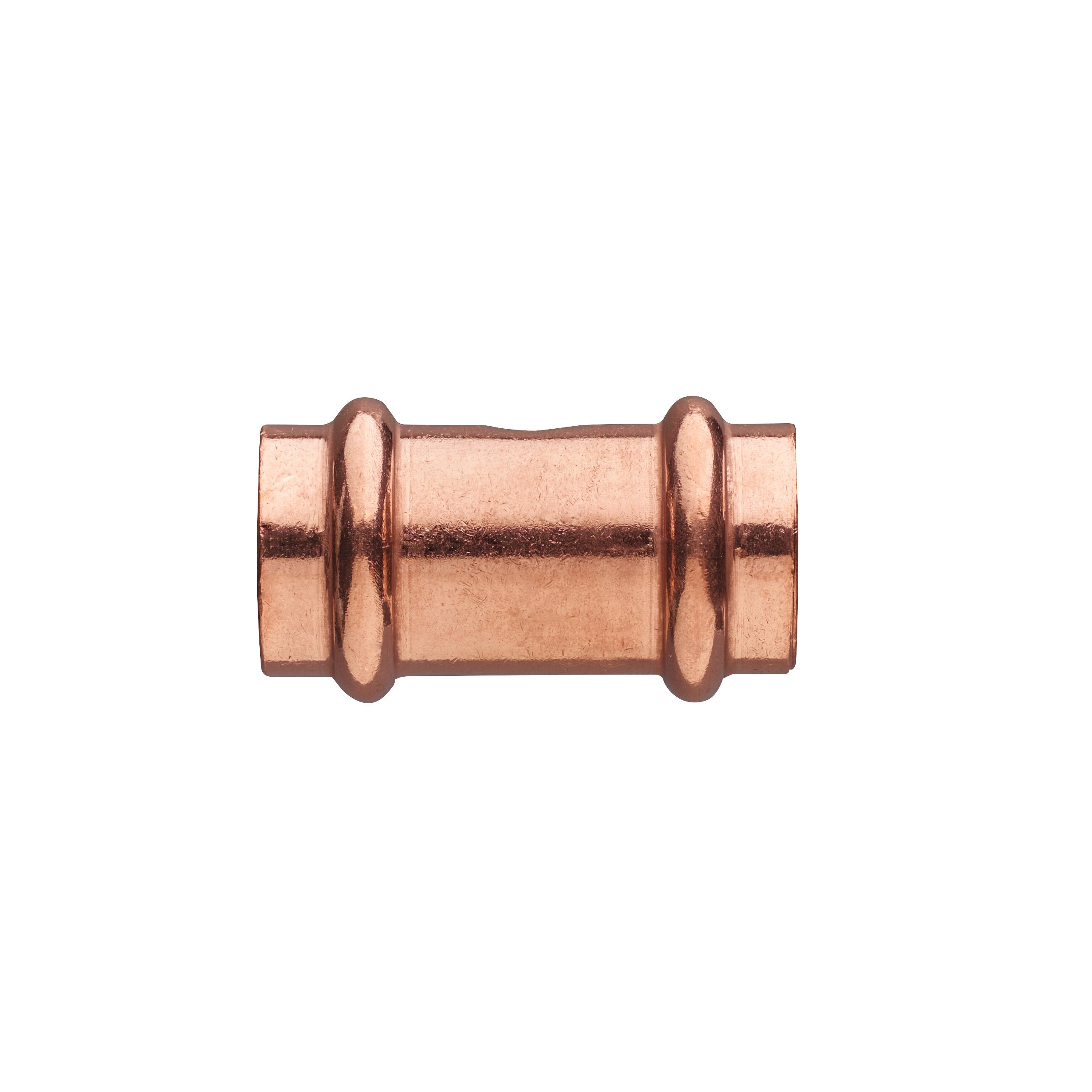 Bonomi 5V020004 - 1/2 Inch x 1/2 Inch Copper Press Coupling - Pack of 20