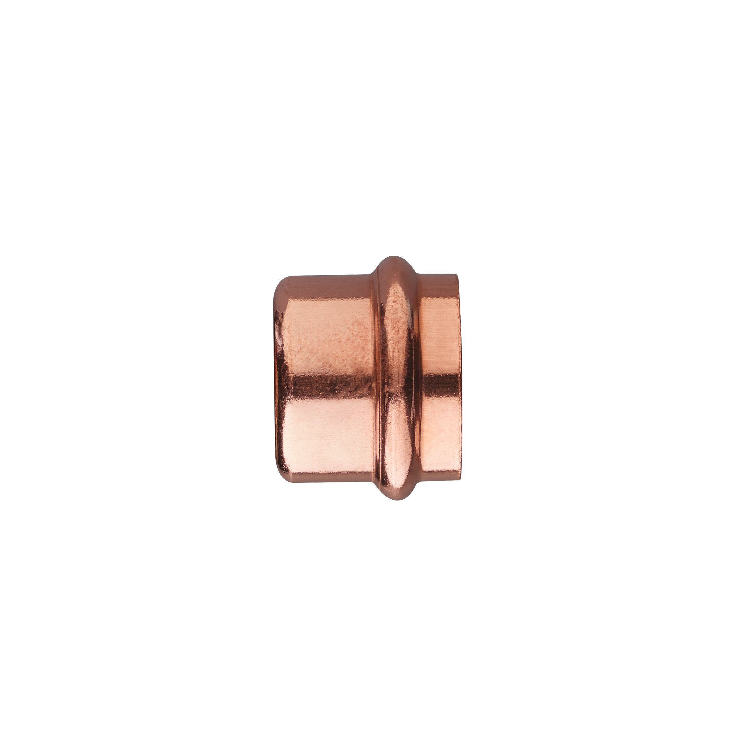 Bonomi 5V530007 - 1-1/4 Inch Copper Press Cap - Pack of 5