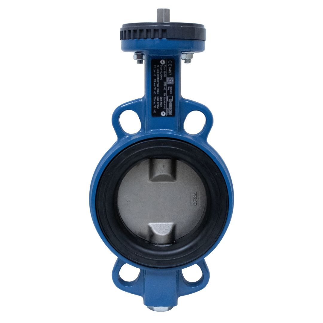 Bare Stem Wafer Butterfly Valve by Ghibson