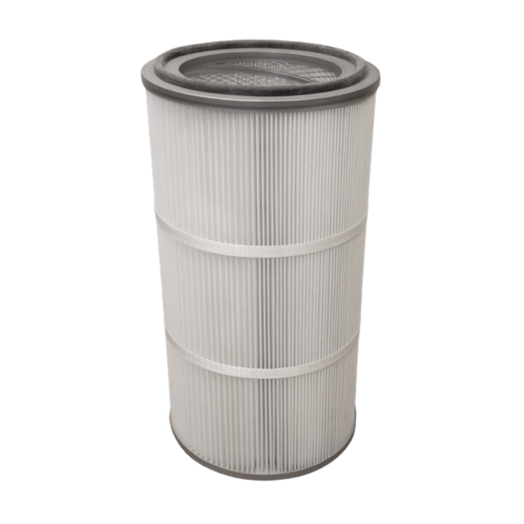 Dust Filter Cartridge - 12-3/4 Inch x 26 Inch Open Top/Open Bottom - Polyester Spunbond - 4 Pack