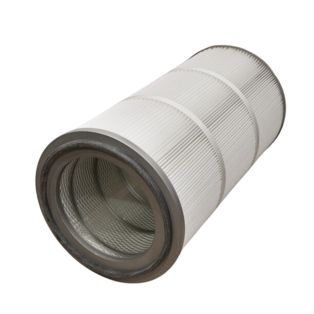 Dust Filter Cartridge - 12-3/4 Inch x 26 Inch Open Top/Open Bottom - Polyester Spunbond - 4 Pack