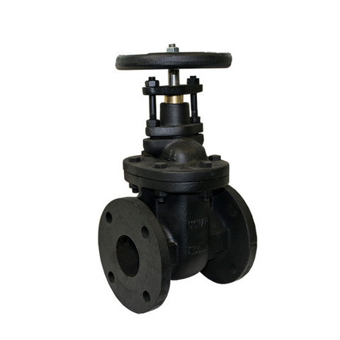Jomar 103-506 6 Inch Cast Iron Gate Valve, Flanged Connection, Non Rising Stem, Class 125