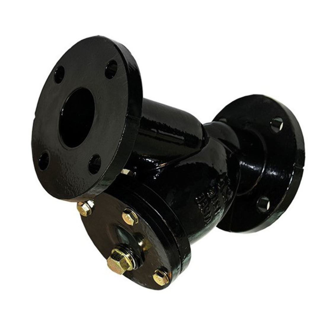 Jomar 106-606 6 Inch Cast Iron Y-Strainer, Flanged Connection, Class 125