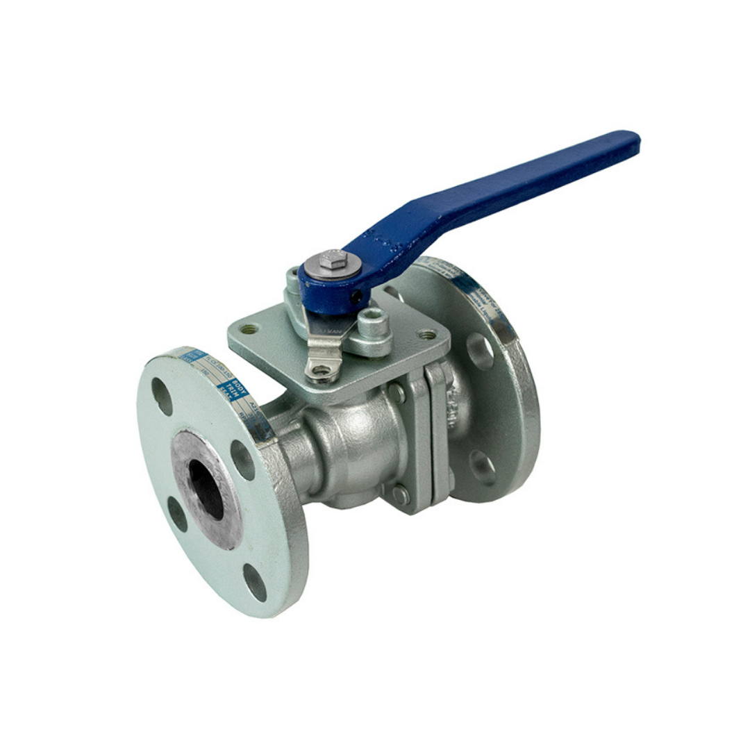 Jomar 600-212 6 Inch Carbon Steel Ball Valve 2 Piece, Full Port, Flanged Connection, Class 150, Stainless Steel Ball and Stem