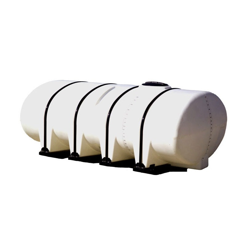 Ace Roto-Mold Horizontal Bulk Storage Leg Tank FM1610-78S with FS-1610-SK Skid and FM1610-HP Hoops
