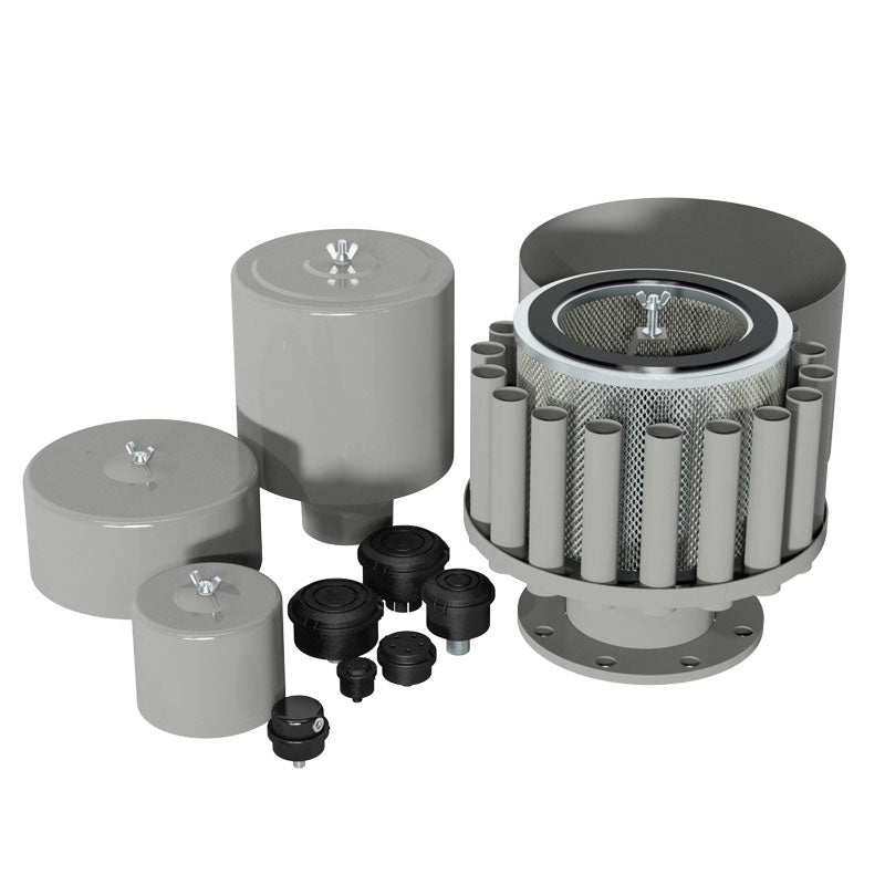 Solberg FS-245P-400 Compact Filter Silencer for Falco F600 w/ Filter
