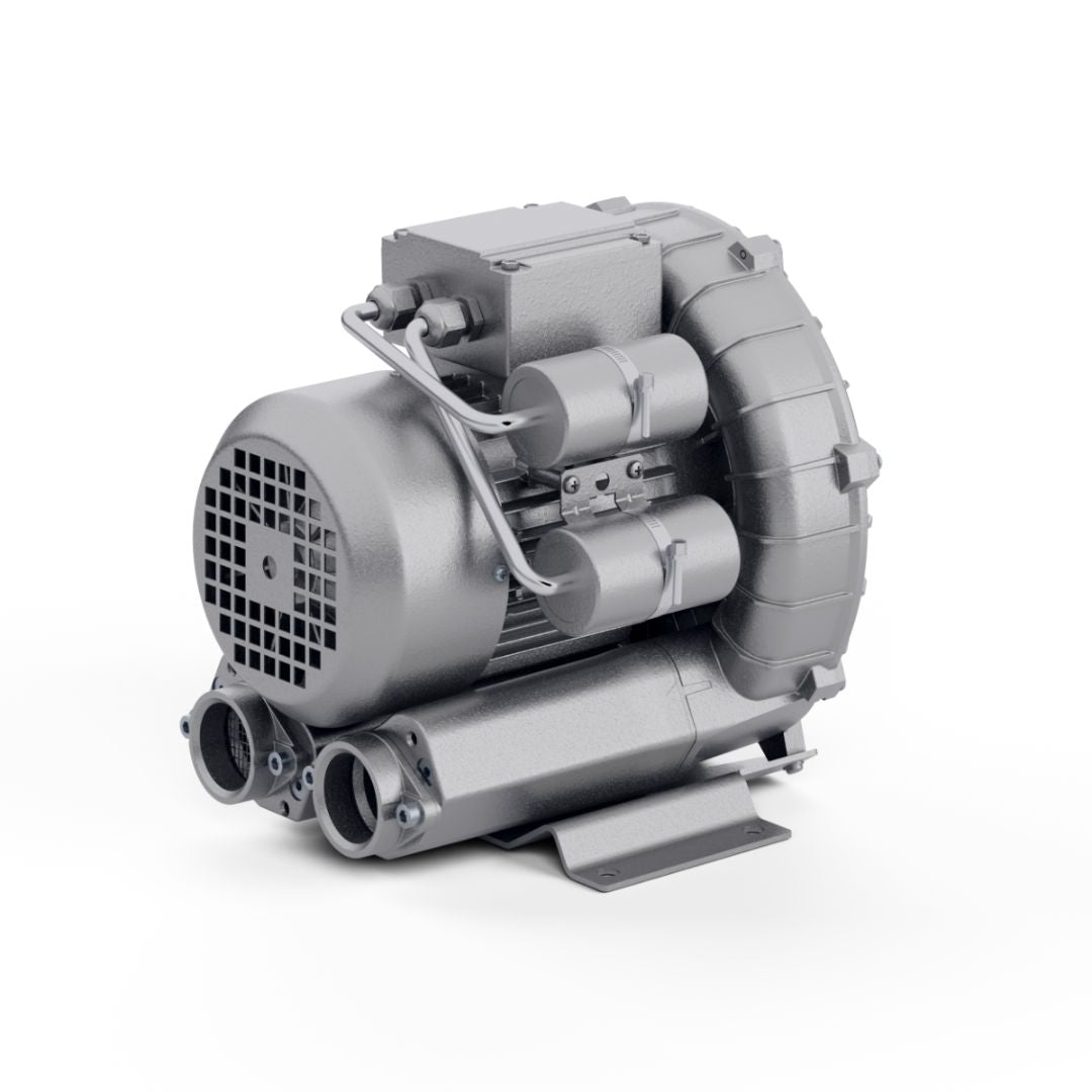 Republic HRC025-1 Blower Inlet/Outlet Side View