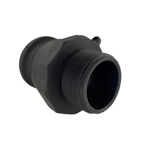 F150/125 Polypropylene Reducing Camlock Fitting Fitting, 1-1/2 Inch Male Camlock Coupler X 1-1/4 Inch Male NPT