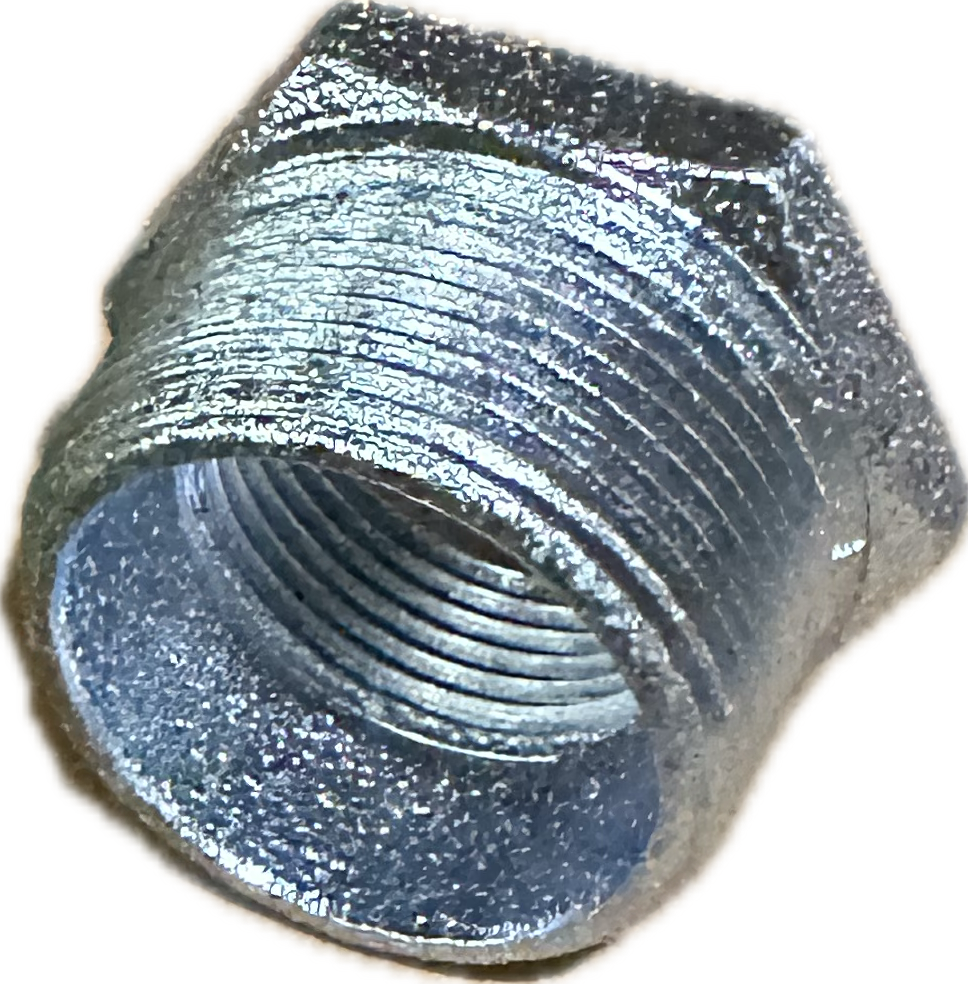 BMI 1-1/4" x 3/4" Galvanized Reducing Bushing, UL/FM