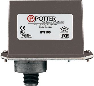 Potter Signal 9000122 IPSB40-1 10-175 PSI Pressure Switch 1/2 Inch NPT