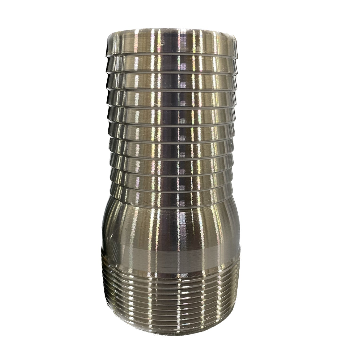 Galvanized King Nipple, 2-1/2 Inch MNPT Thread X Hose Barb