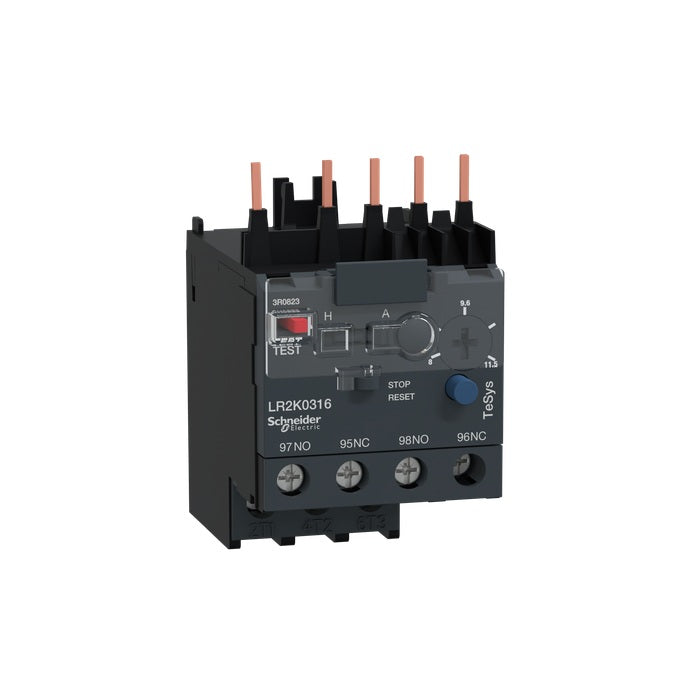 Schneider LR2K0316 Thermal Overload Relay, TeSys K, 8 to 11.5 Amp
