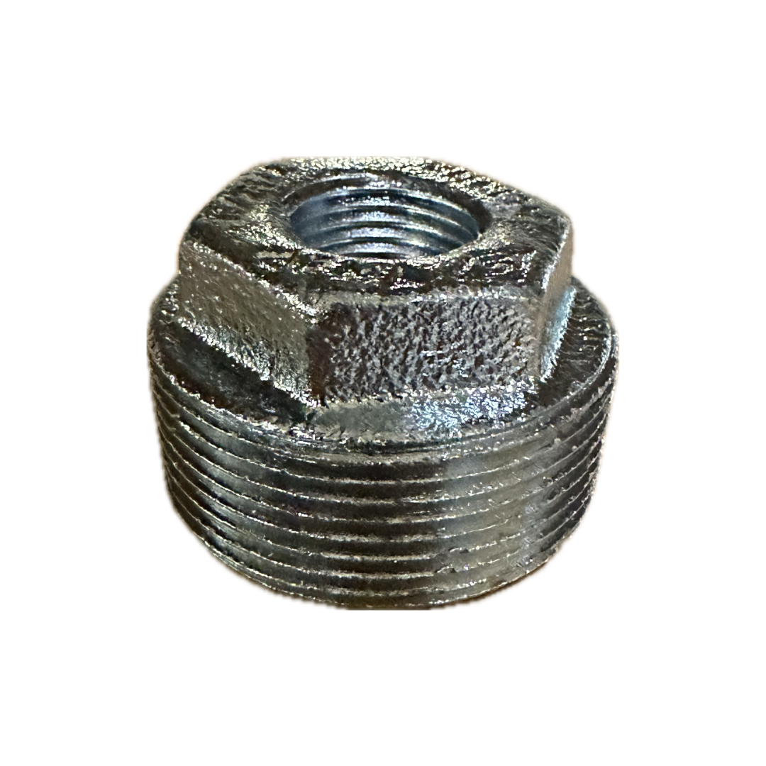 BMI 1-1/2" x 1/4" Galvanized Reducing Bushing, UL/FM