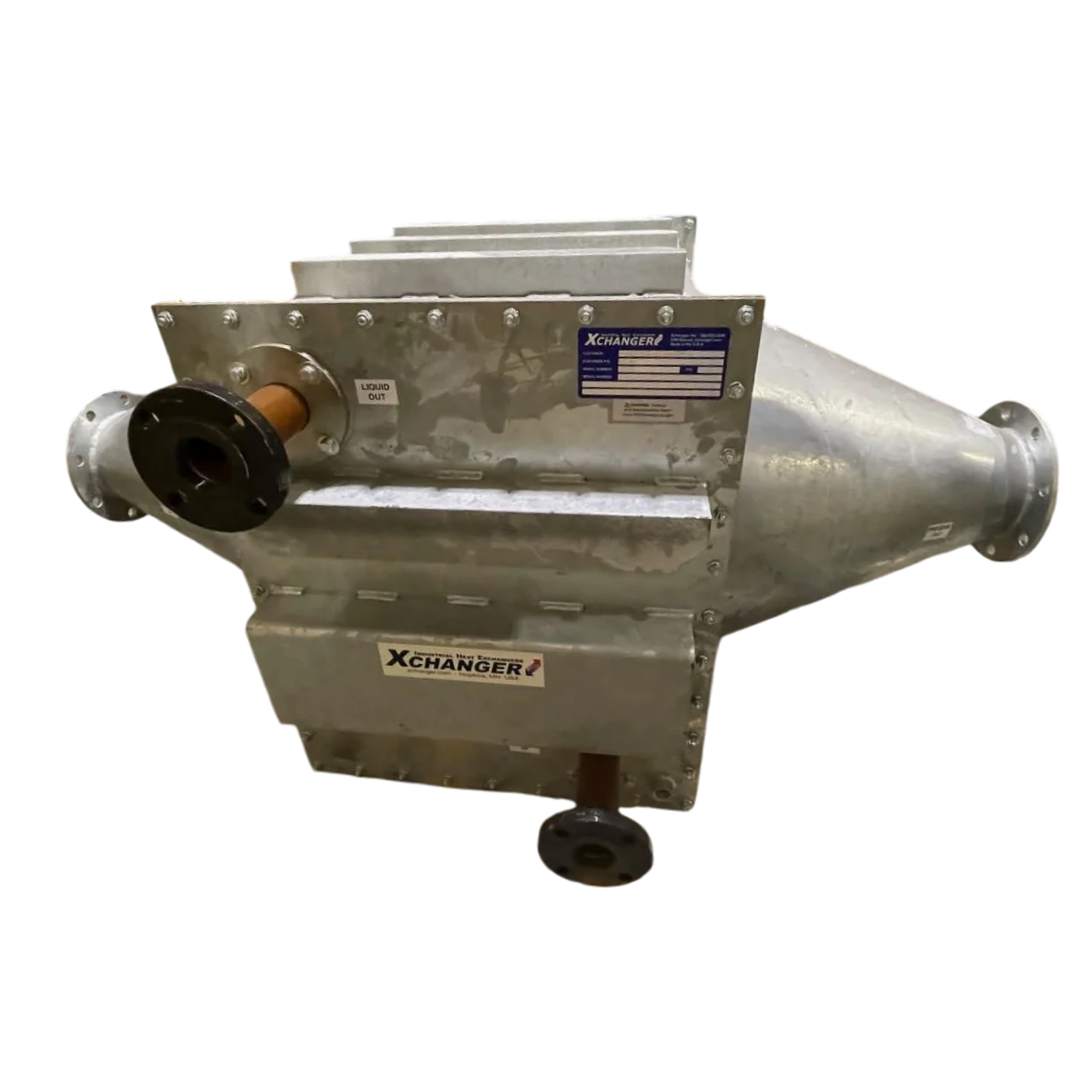Xchanger C-200 Heat Exchanger, 6 Inch Flanged Inlet/Outlet, Right Hand Flow, Heresite Coating