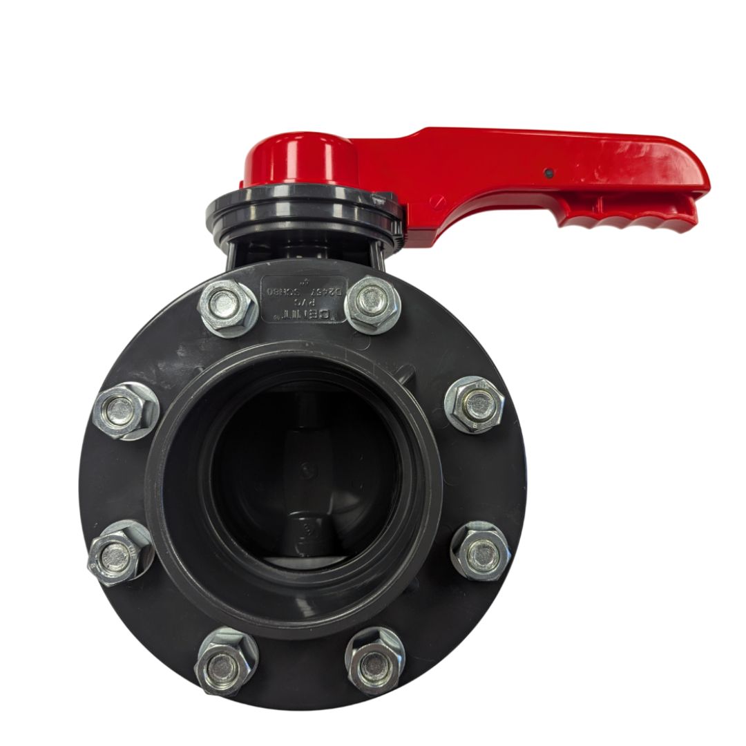 Cenit Sch 80 PVC 4 Inch Butterfly Valve Kit