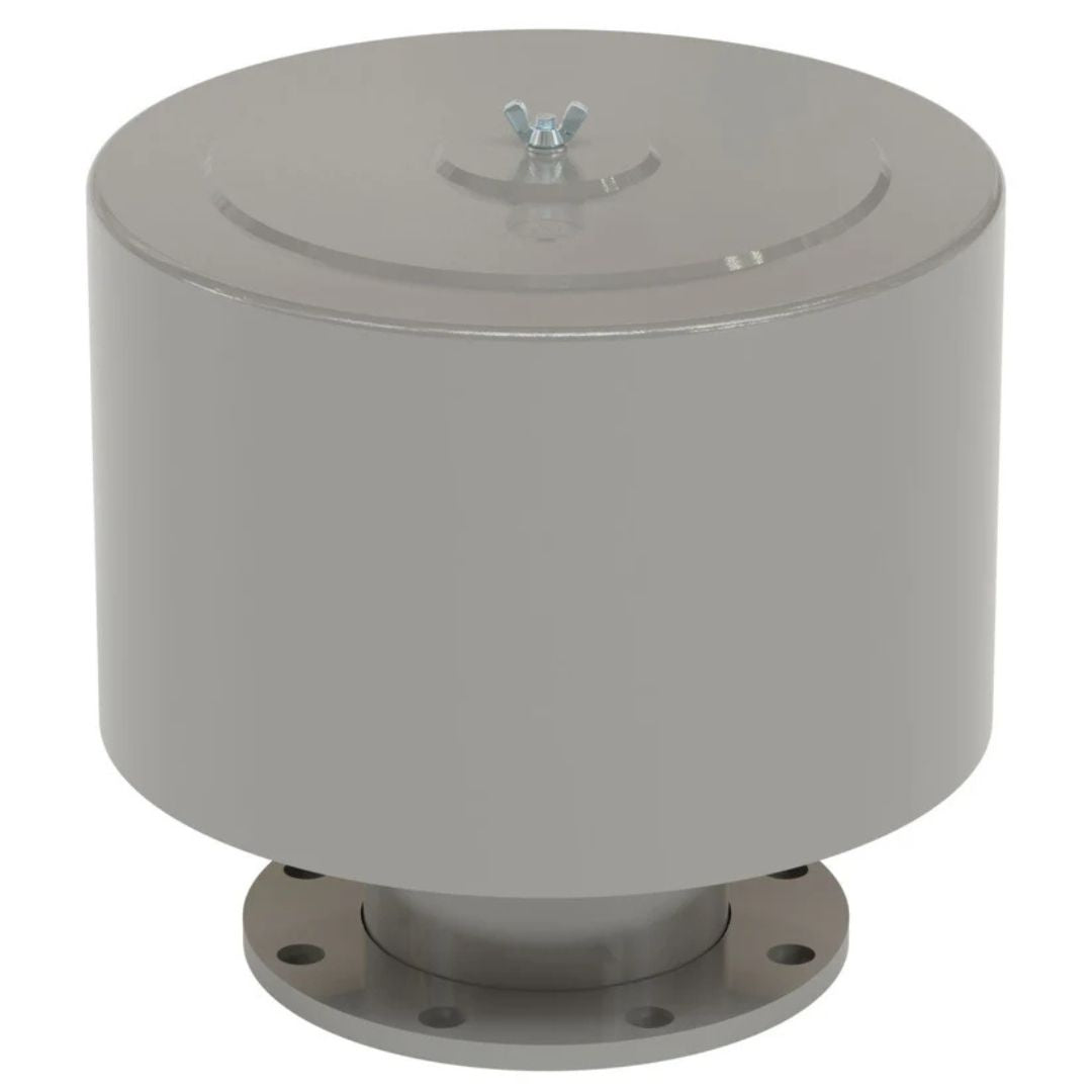 Solberg Compact Filter Silencer With Standard Filter, Flanged, FS-275P-400F