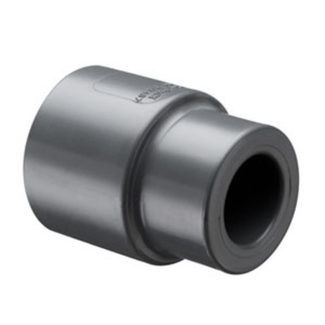 Spears 829-101 Sch 80 PVC Bell Reducer Coupling, 2-1/2 Inch x 2 Inch, Socket x Socket