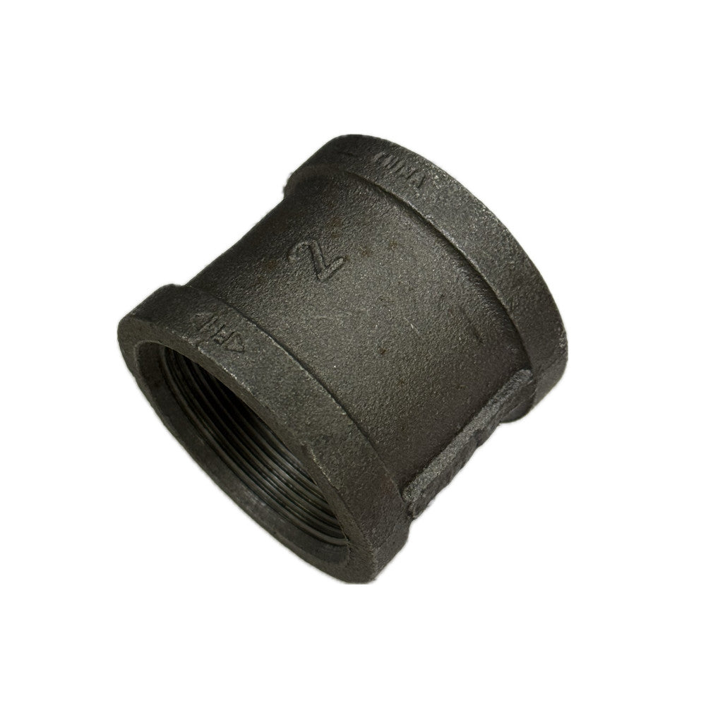 Carbon Steel Sch 40 Coupling, 2 Inch Female NPT Thread