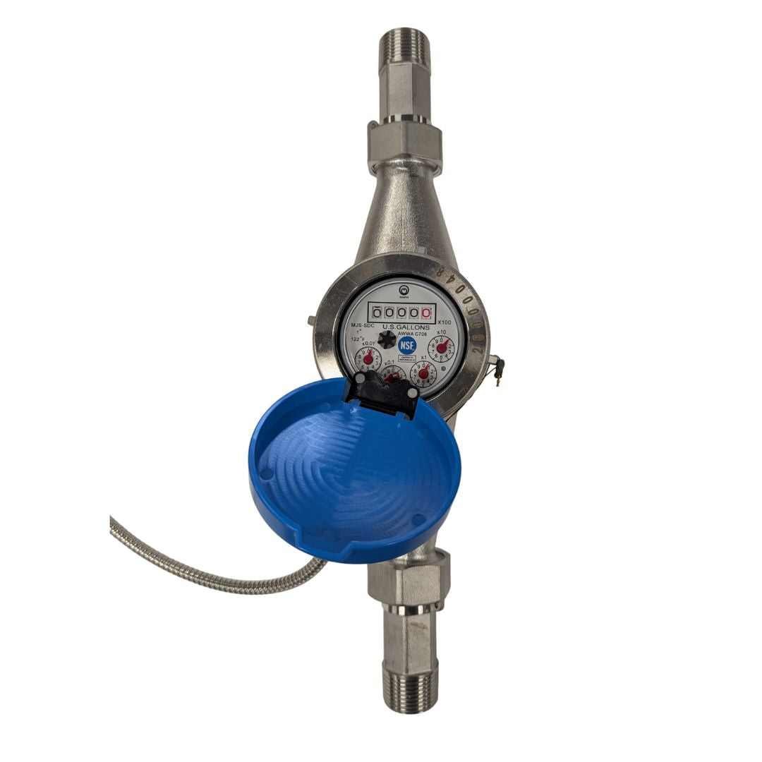 1" NSF Certified Stainless Steel Totalizing Water Meter