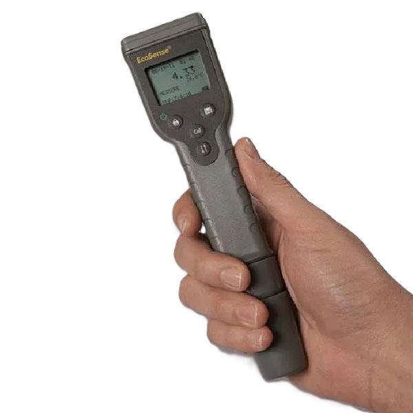 Hand holding the YSI EcoSense EC30A Conductivity Pen