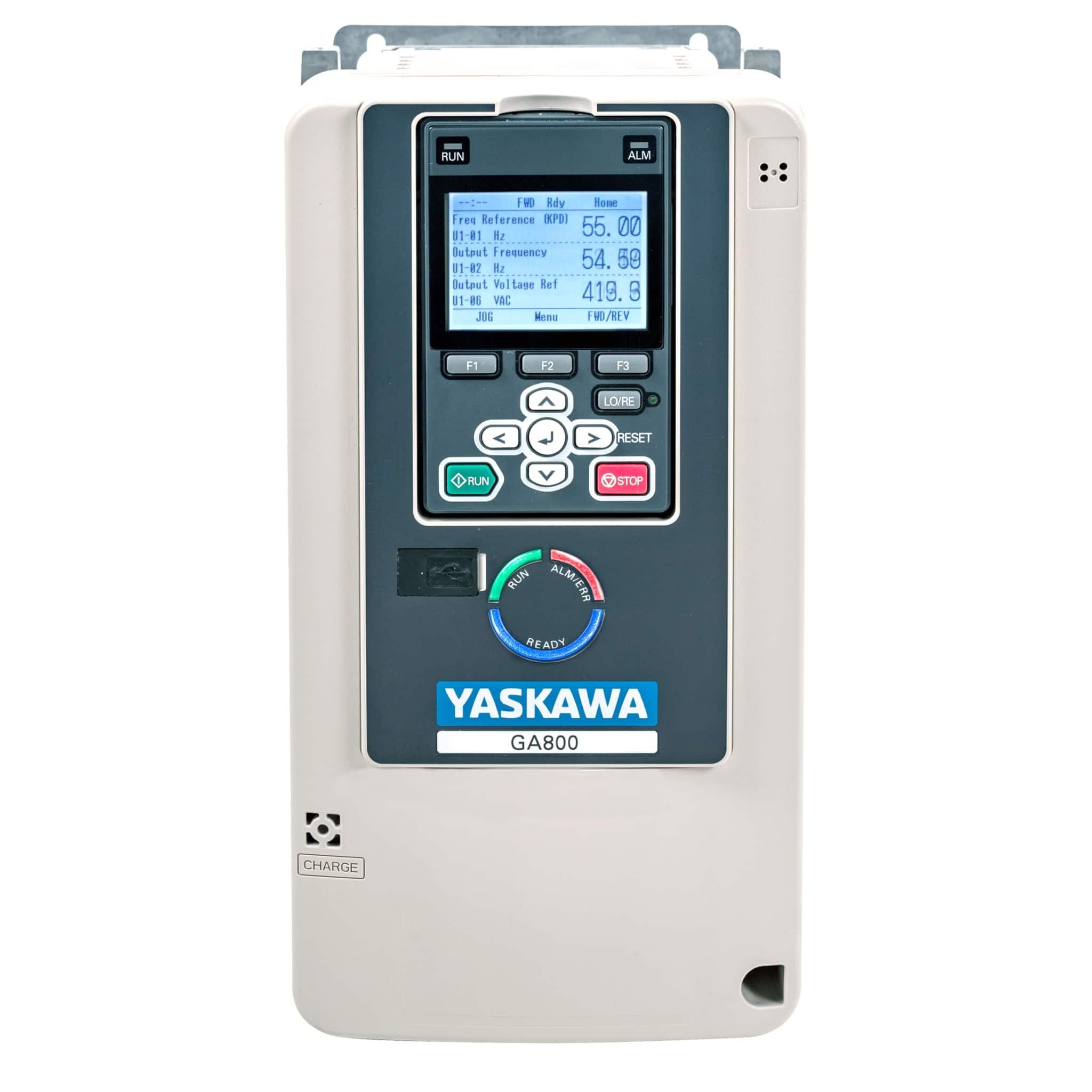 Yaskawa GA80U2070ABM 25 HP 240V 1 Phase Variable Frequency Drive
