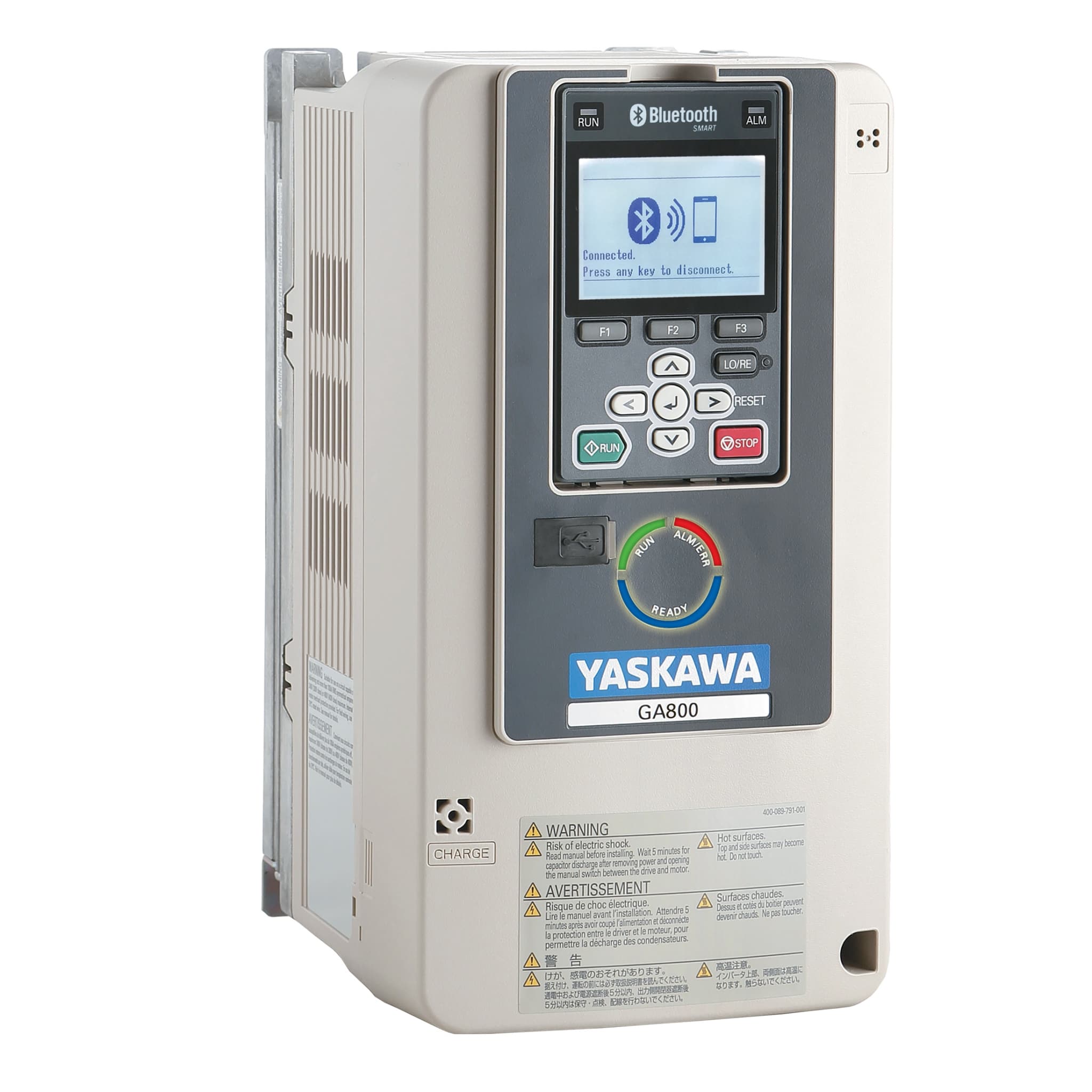 Yaskawa GA80U2070ABM 25 HP 240V 1 Phase Variable Frequency Drive