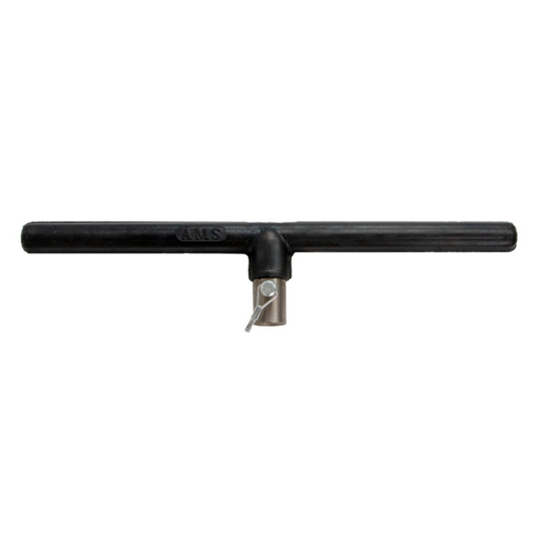 AMS 58504 18 Inch Rubber-Coated Cross Handle - Hex Quick Pin Connection