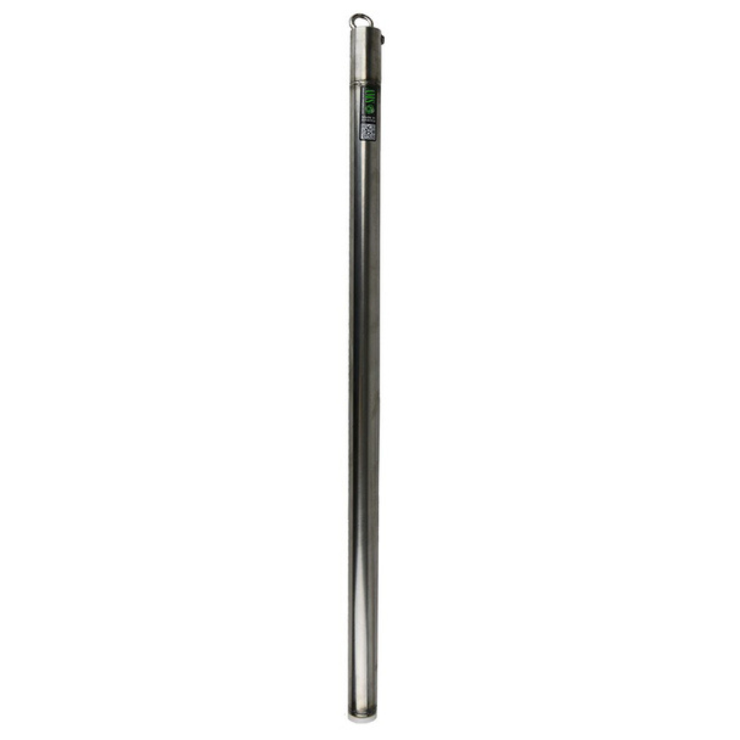 AMS 61844 1-3/4 Inch X 3 Ft Stainless Steel Bottom Fill Double-Check Ball Bailer