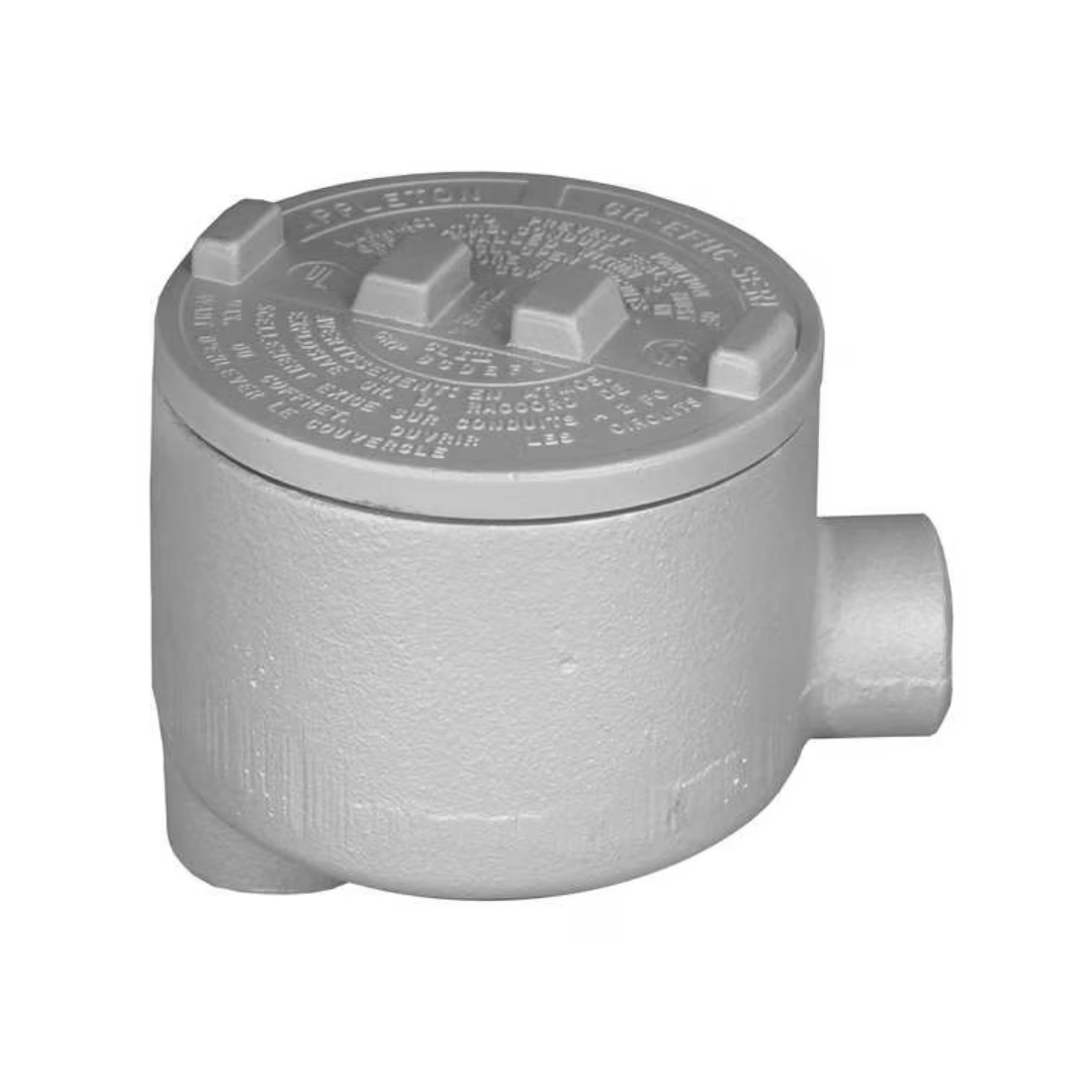 Appleton GRLB100A 1 Inch Explosion Proof Conduit Outlet Box - Aluminum