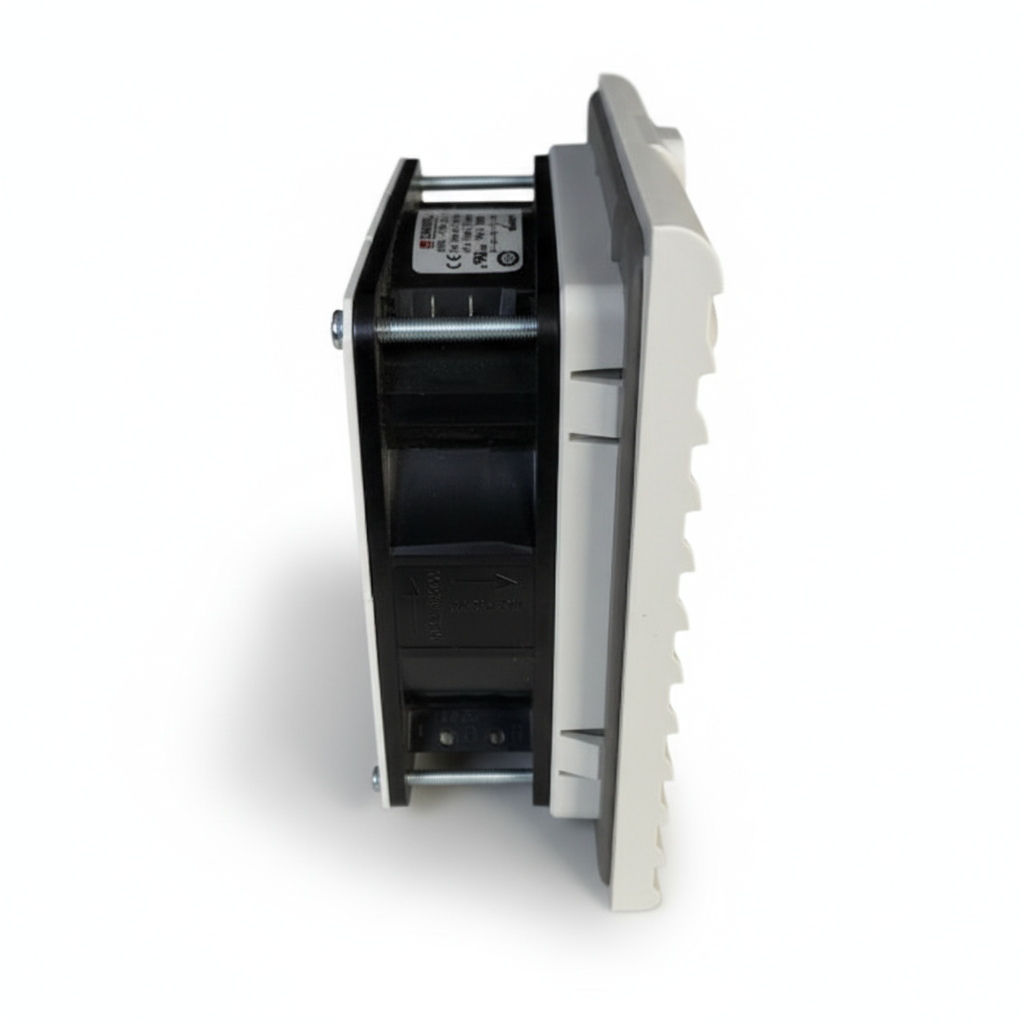 Zanardo ARIAV-150W 6 Inch Fan with Filter for Control Panel Enclosures, 115V, 1 Phase