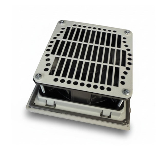 Zanardo ARIAV-150W 6 Inch Fan with Filter for Control Panel Enclosures, 115V, 1 Phase