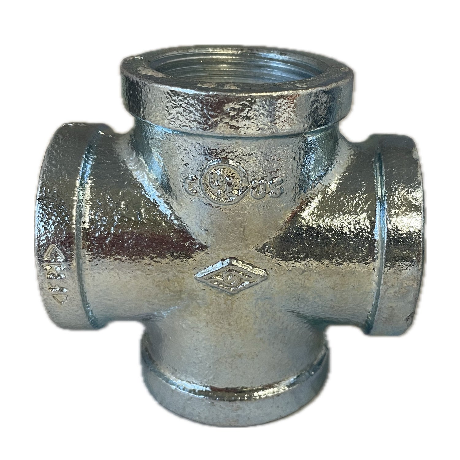 BMI 1 Inch Galvanized Cross, 150#, UL/FM