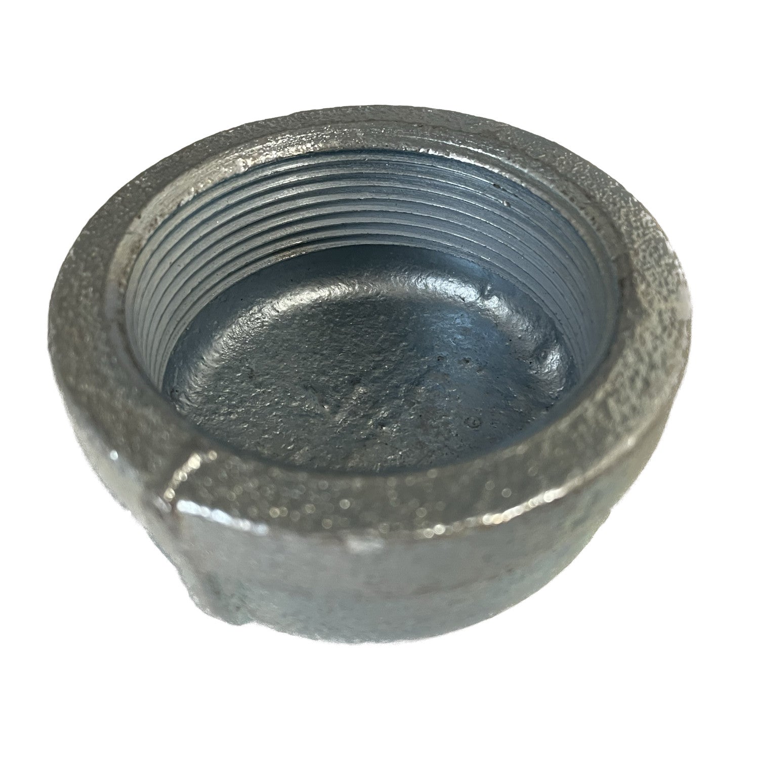 BMI 1/2 Inch Galvanized Cap, 150#, UL/FM