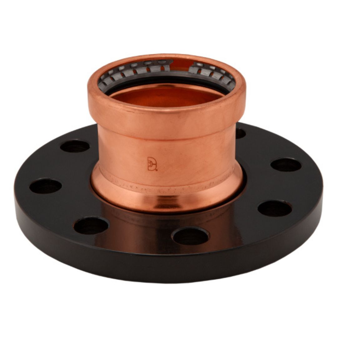 BMI 4 Inch X 9 Inch Copper Press Companion Flange #125 (8H)