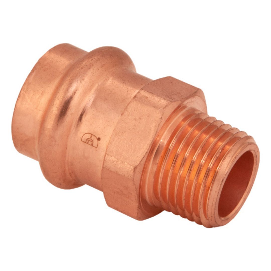 BMI 3/4 X 1 Inch Copper Press X MIPS Reducing Adapter - Carton of 10
