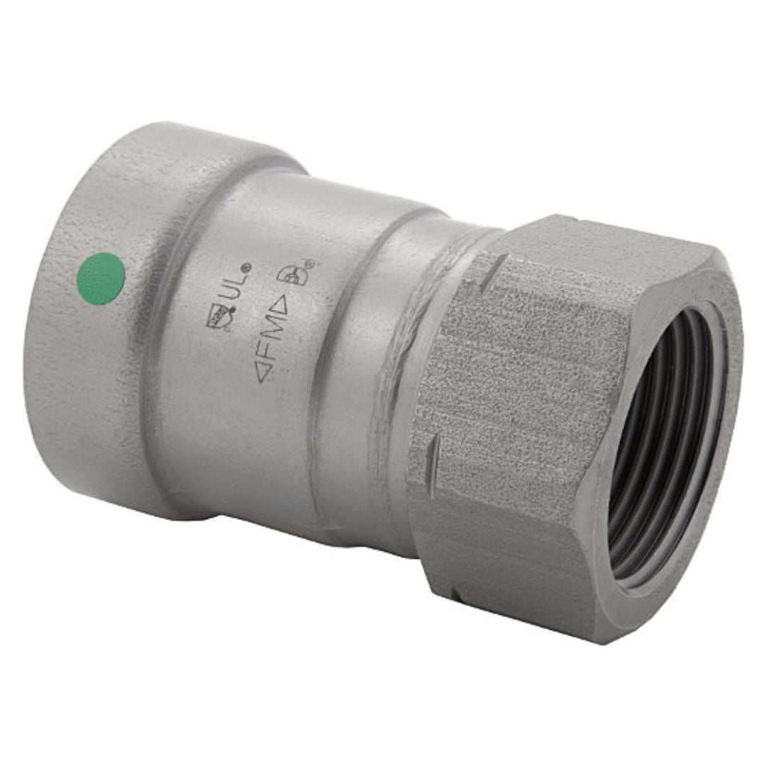 BMI 3/4 Inch Carbon Steel Press X FIPS Adapater - Carton of 10