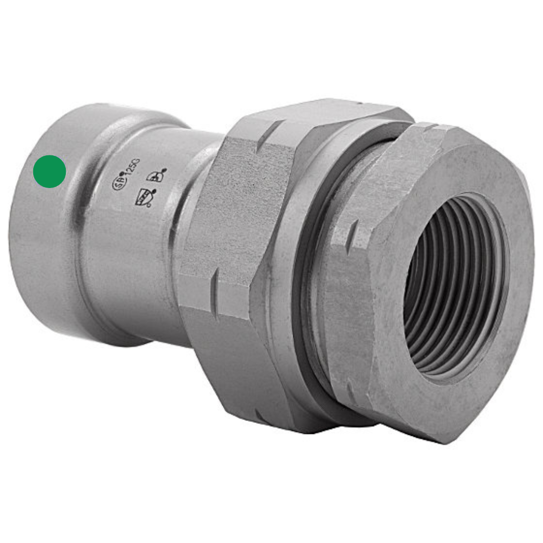 BMI 3/4 Inch Carbon Steel Press X FIPS Union - Carton of 5