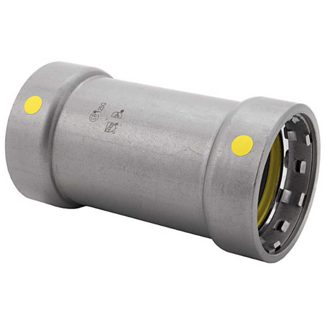 BMI 3/4 Inch Carbon Steel Gas Press Slip Coupling - Carton of 10